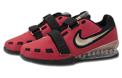 ウエイトトレーニング NIKE romaleos 2 NIKE ROMALEOS 2 WEIGHTLIFTING SHOES RED GOLD BLACK 476927-670 Sz
