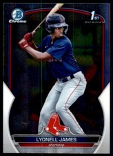 3 - 2023 Bowman Chrome Prospects Lyonell James #BCP-118