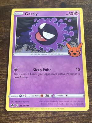 Gastly 055/198 Trick or Trade Halloween Pokemon Card L6459* | eBay