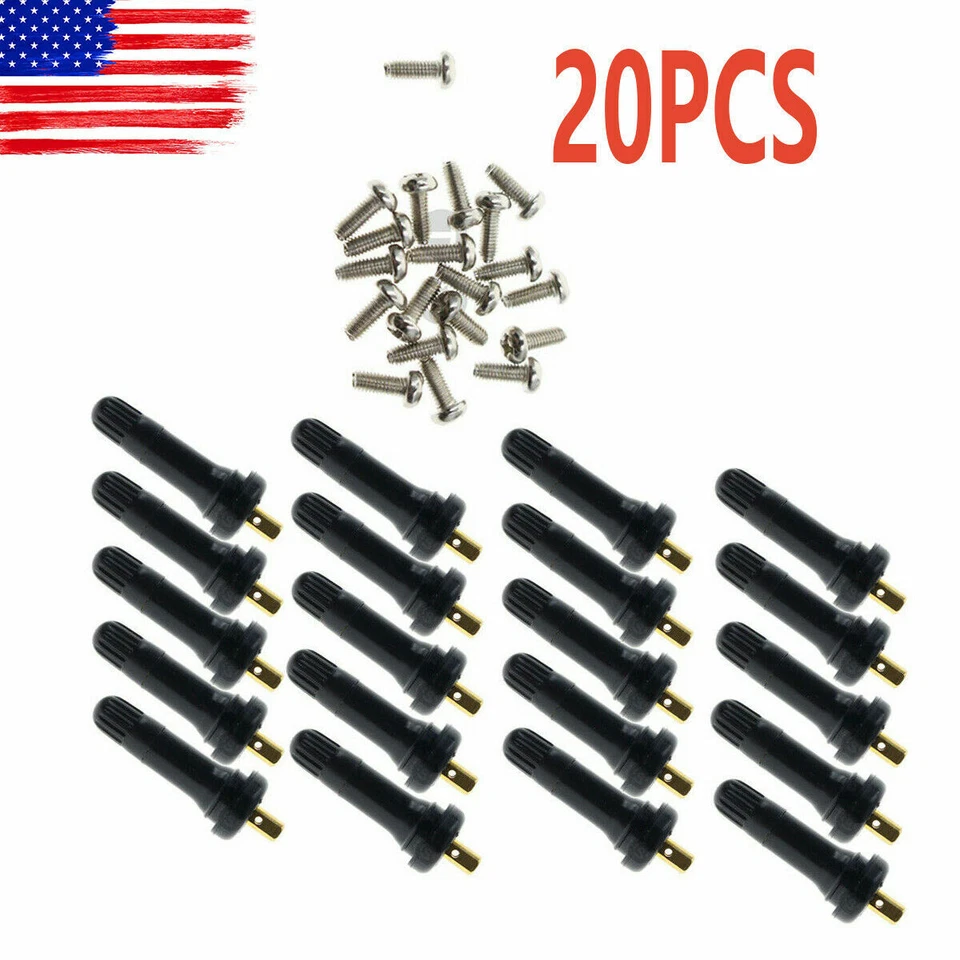 20pc TPMS Tire Pressure Sensor Valve Stem For GMC Sierra 1500 2500 Yukon Terrain - Изображение 4 из 4