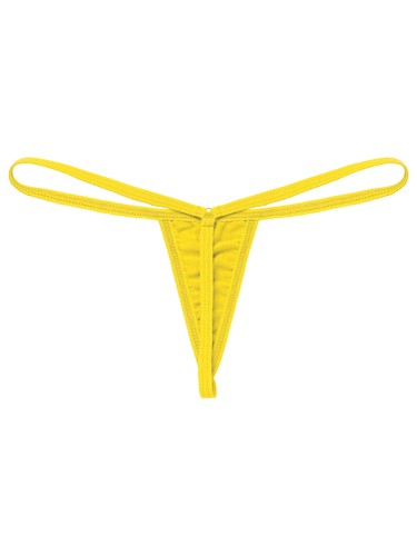 Ropa interior sexy de cuerda en G para mujer tanga calzoncillos lencería íntimos de altura baja - Imagen 159 de 190