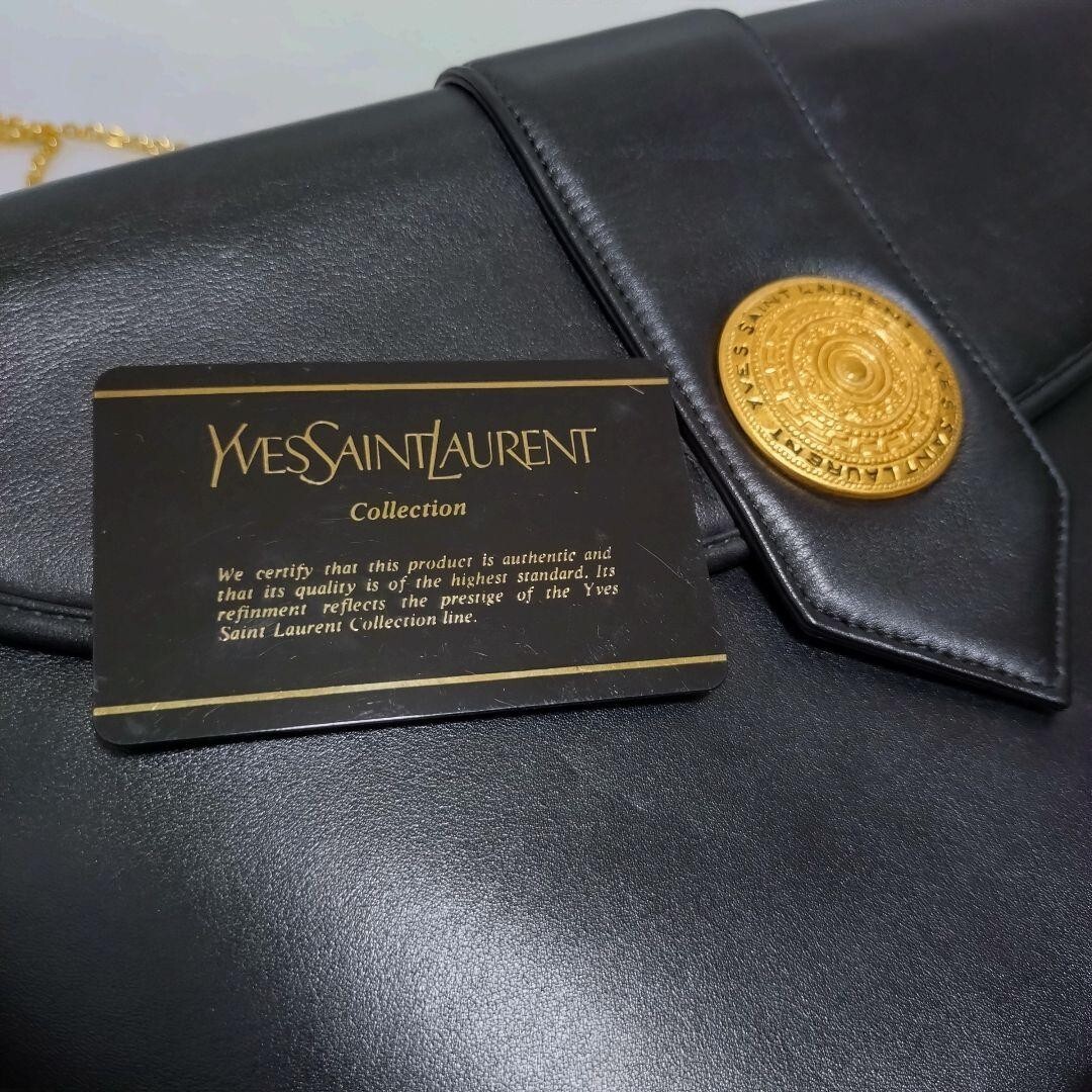 Borsa a tracolla Yves Saint Laurent pelle catena ferramenta KY24121829 dal Giappone