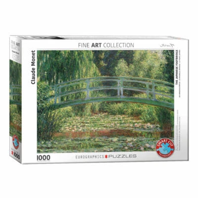 Eurographics Puzzle Japanische Brücke von Claude Monet, 1000 Teile, 68 x 48 cm