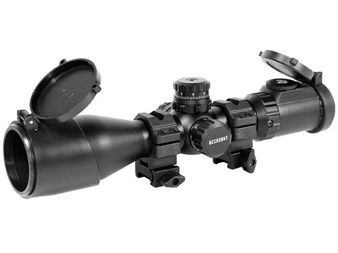 UTG Leapers 3-12X44 AO SWAT Compact Accushot Rifle Scope, EZ-TAP