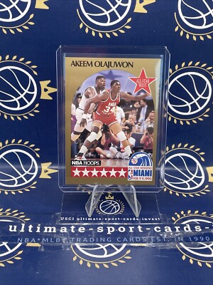   Hakeem Olajuwon 1990-91 NBA Hoops Basketball - All-Star Weekend #23-Mint**