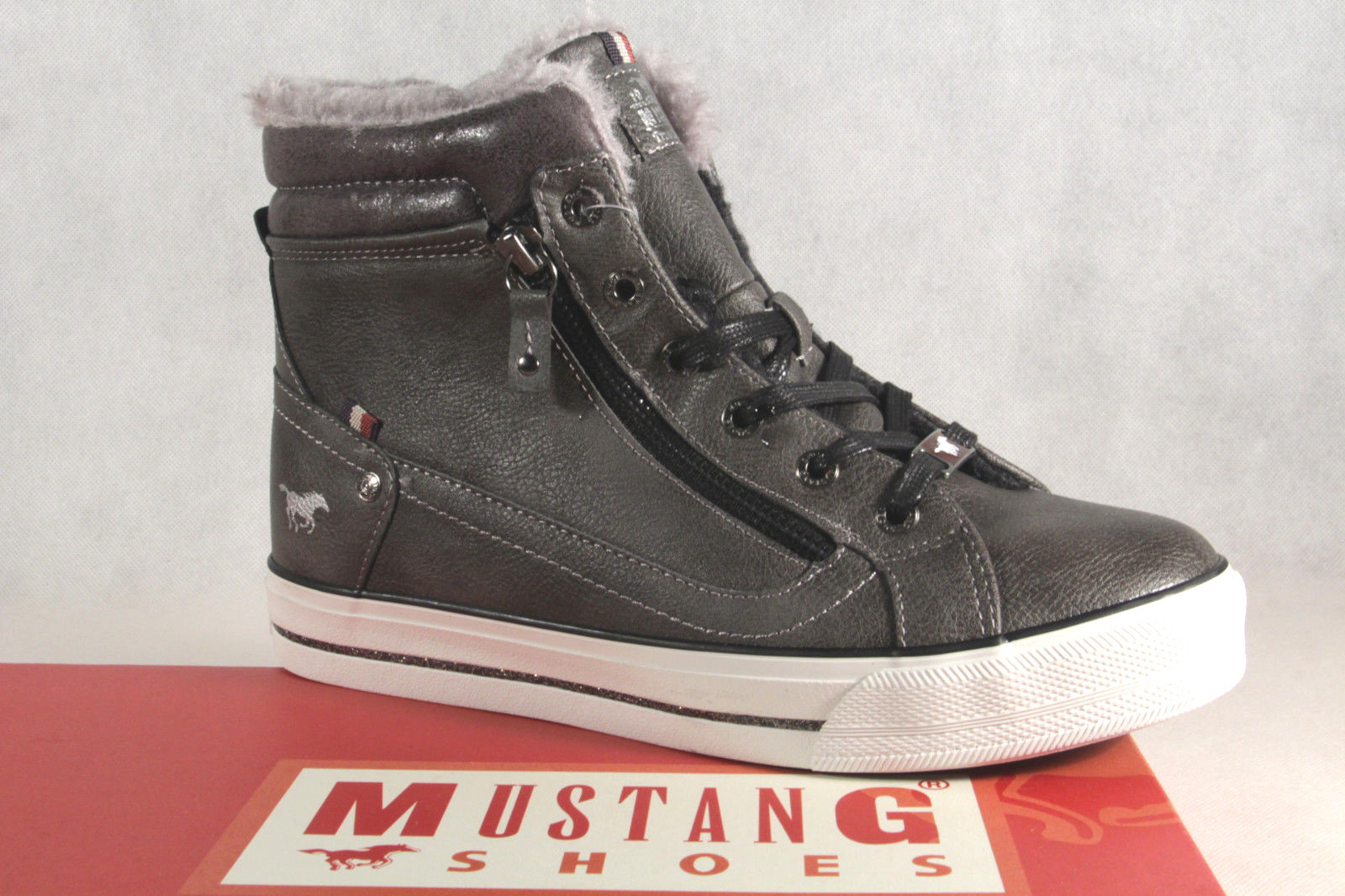 Mustang Womens 1288-601 Hi Top Trainers Ankle Boots - UK 5.5 / EU 39