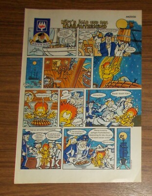 Seltene Werbung KÄPT'N IGLO Fischstäbchen - Das Klabauterkind Comic 1990