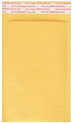 Busta Imbottita 500 Buste Imbottite Kraft Bubble Mailer #000, 4x7 Pollici, Made In USA - Zforce, Per Spedizioni Buste Imbottite 4x7 Pollici - Foto 4