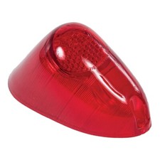 JAGUAR XK140 XK150 LUCAS REAR LAMP LENS RED MORRIS MINOR L549 AJA5069