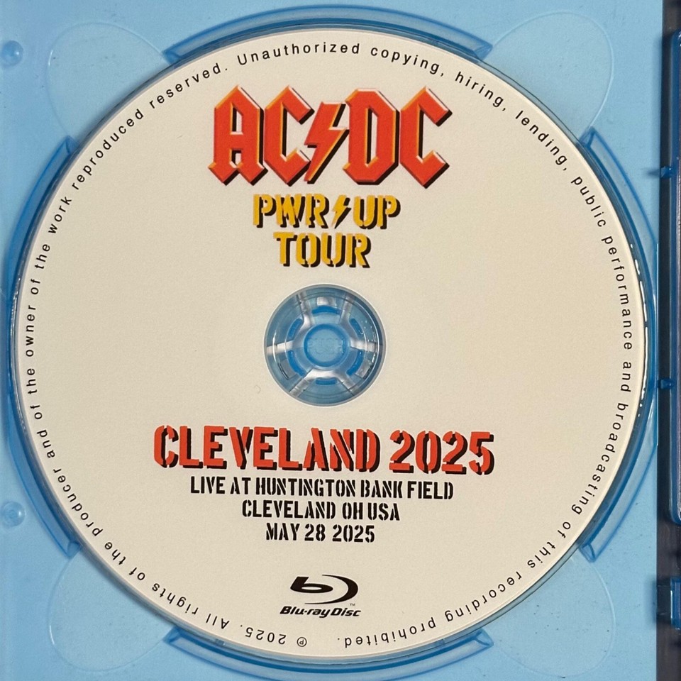 AC/DC - Cleveland, OH 2025 (Blu-Ray) LAST NIGHT! | eBay
