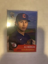 Eli Morgan Rookie RC 2022 Topps Chrome Platinum Anniversary Card #194 Guardians