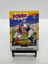 2021 Panini Contenders Aaron Donald Power Players Los Angeles Rams #PP-ADO