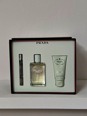 Prada Set Les Infusions Parfum Body Lotion Gift Geschenk BOX EdP 100ml 10ml 50ml