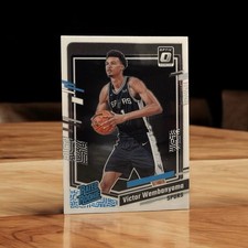 2023-24 Panini Donruss Optic Victor Wembanyama Rated Rookie RC White Base #225
