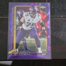 Topps 2025-26 Chrome Shaquille O'Neal Purple Wave #242 /75 Basketball Card