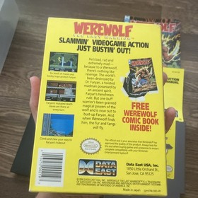 NES Nintendo WEREWOLF Complete CIB Box Comic Insert Game The Last Warrior