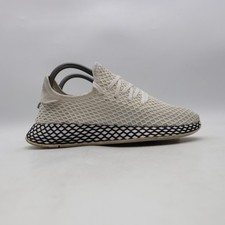 Adidas Deerupt Cloud Runner Sneakers White Mesh Men's US Size 7 Athletic Shoes