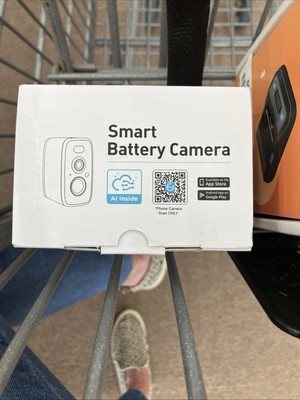 Smart Battery Camera Security wireless New Open Box