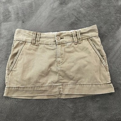 Vintage 90s Y2K Mossimo Micro Mini Lowest Low Rise Skirt Size 3