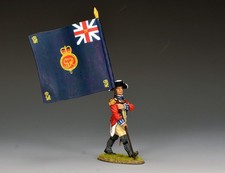 BR105 4th Regiment of Foot Officer w/Regimental Colour by King Country