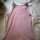 Cat & Jack Girls S (6/6X) Pink Sleeveless Round Neck Graphic Tank Top Human — photo 1