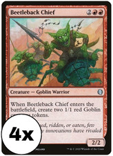 MTG - Beetleback Chief - Playset (x4) - Jumpstart Near Mint