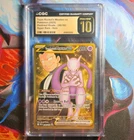CGC PRISTINE 10 Team Rocket's Mewtwo ex 240/182 Sv10 Destined Rivals HR Holo EN
