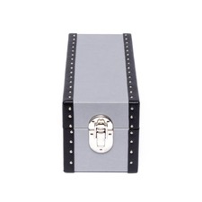 Rapport London Kensington Leather Two-Watch Box (Grey) L335