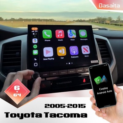 Dasaita 10.2'' Android 13 Car Stereo for Toyota Tacoma 2005-2015 Wireless CarPlay