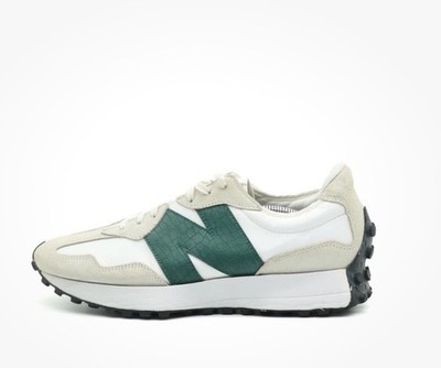 New balance 327 Damen 41,5, 27cm Weiß Creme Grün, Low Top Sneaker, Laufschuh