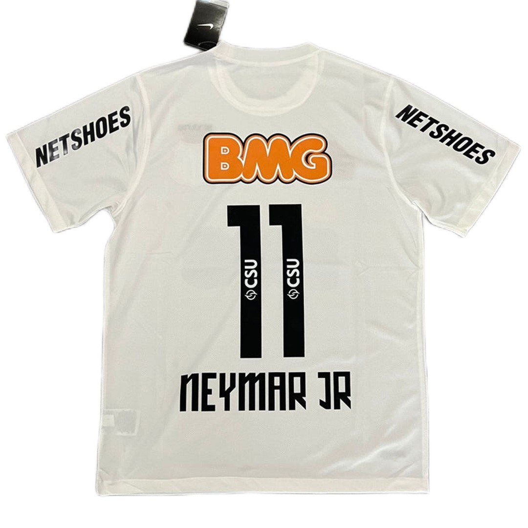 Neymar Jr #11 Retro Santos FC Home Jersey 2011/12 SIZE M | eBay
