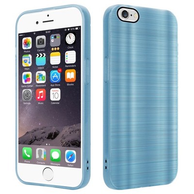Case for Apple iPhone 6 / 6S Cover Camera Protection TPU Silicone Brushed