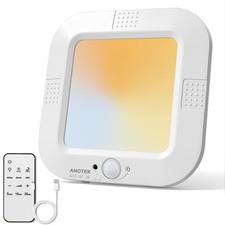 Rechargeable Motion Sensor Ceiling Light, No Wiring Battery Operated Ceiling ...