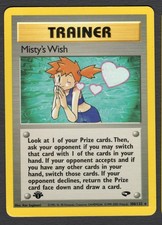 Misty's Wish 108/132 LMP 1st Edition Pokemon Card HQ Scan