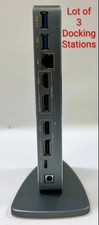 Lot Of 3 WavLink WL-UG69DK7 USB-C Dual 5K Universal Dock Station 14-In-1 Tested