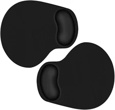 2 Pack Ergonomic Mouse Pad with Wrist Rest Support, Mousepad with Comfortable...