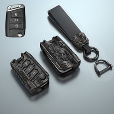 Metal Key Fob Cover Case Shell For Vw Volkswagen Tiguan Golf Polo Skoda Seat Mk7 Metal Key Fob Cover Case Shell For Vw Volkswagen Tiguan Golf Polo Skoda Seat Mk7
