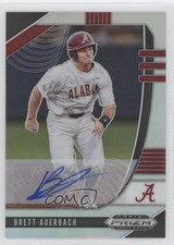 2020 Panini Prizm Draft Picks Silver Brett Auerbach #PDP160 Auto 0q21