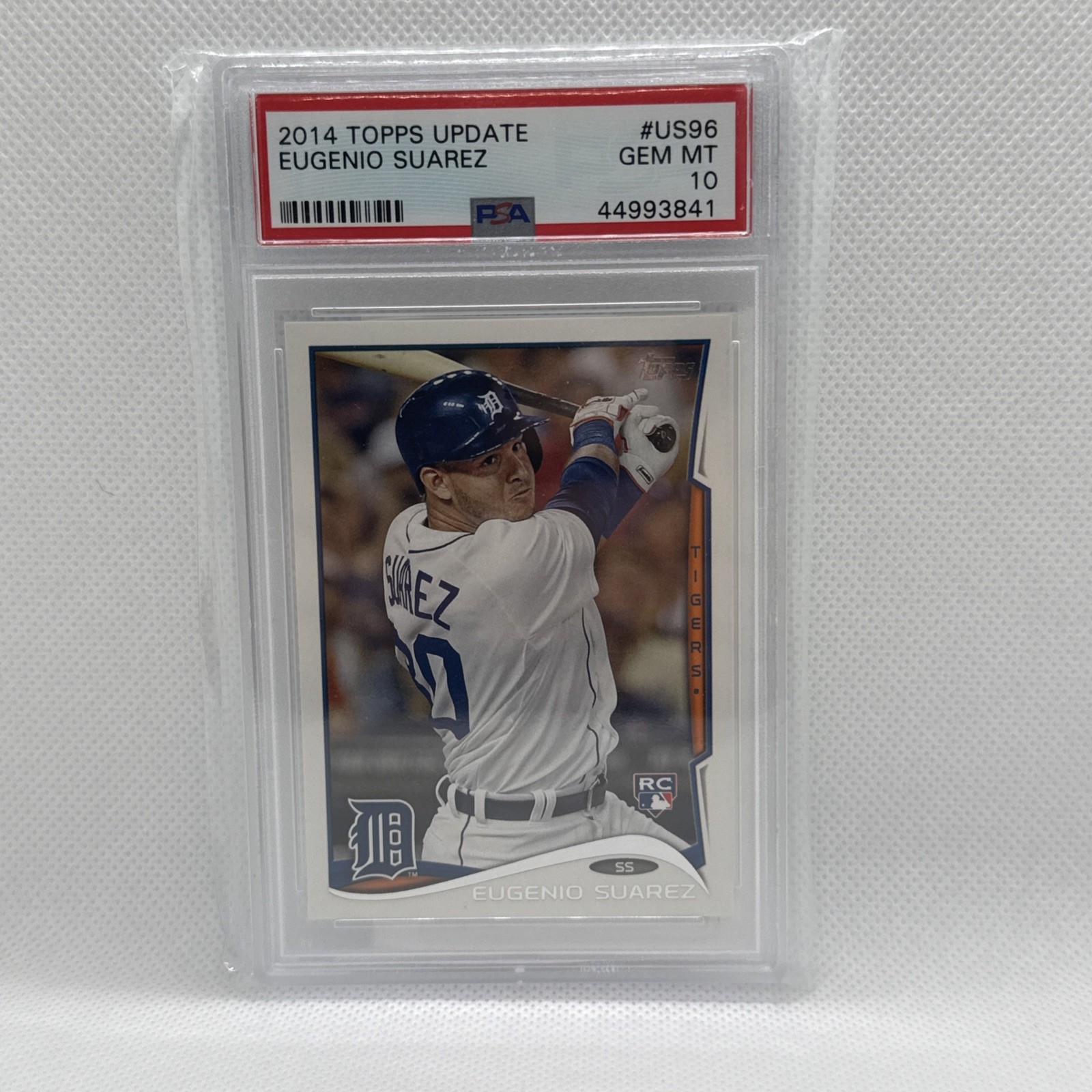 2014 Topps Update #US96 Eugenio Suarez RC Rookie PSA 10 GEM MINT LOW POP