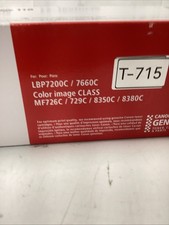 NOT GENUINE - CANON 118 YELLOW TONER CARTRIDGE LBP7200C/7660C T-715S