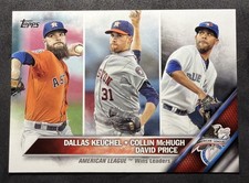 2016 Topps #187 Dallas Keuchel / Collin McHugh / David Price