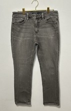 LRL Lauren Jeans Co. Ralph Lauren Women  s 10 Petite Gray Premier Straight 10P