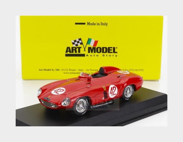 1:43 Art Model Ferrari 750 Monza Spider #42 2Nd Tunisi Belvedere Gp 1955 ART448-image