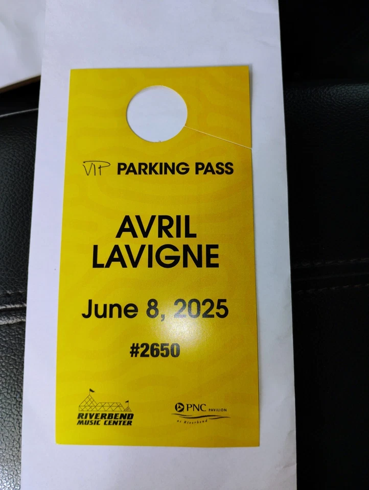 AVRIL LAVIGNE CONCERT TICKETS RIVERBEND MUSIC CENTER CINCINATTI OHIO 9/8/2025!!! - Image 3 of 4