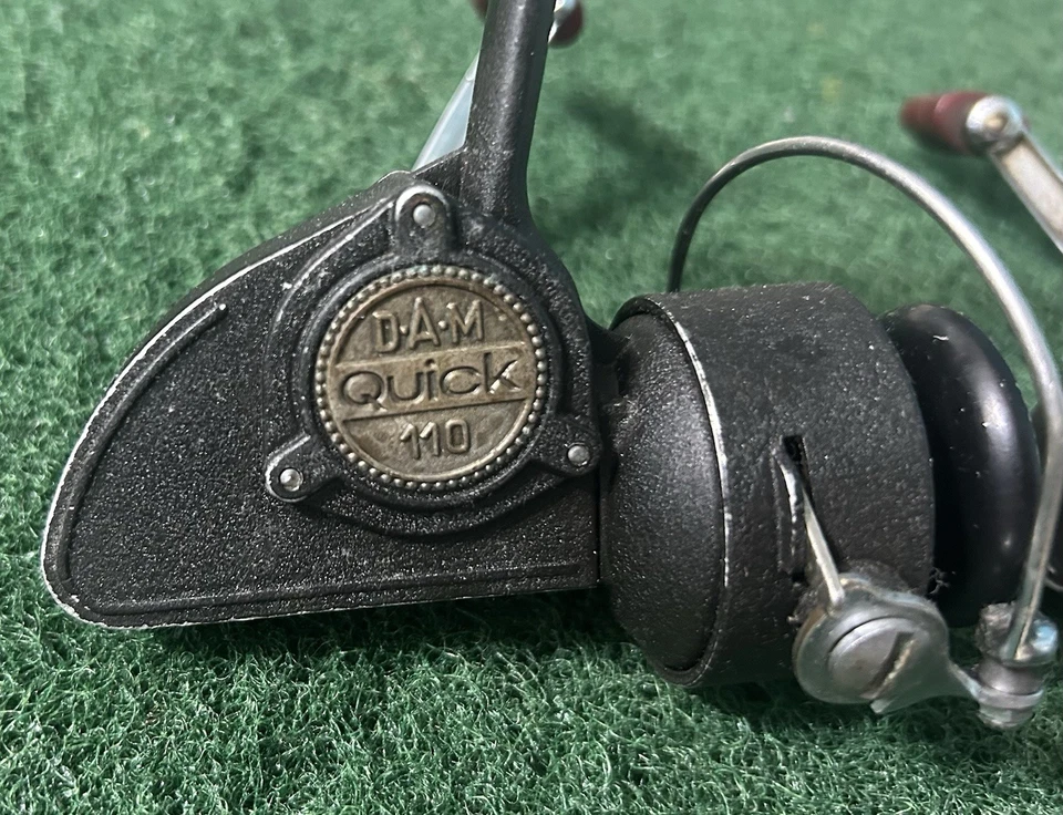 (2) D.A.M. Быстрые 110 спиннинг рыболовные катушки DAM сделано в Германии винтажные модели!! - Изображение 2 из 4