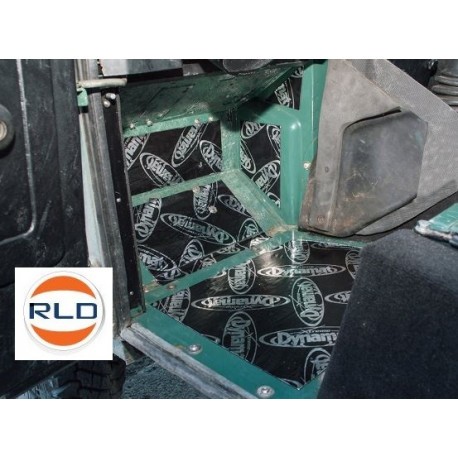 Insonorisant caisse de pied Dynamat Defender 90 isolation phonique plancher kit DA8094