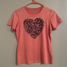 Brooks Women’s Pink Running Fitness Performance Shirt Size Small
