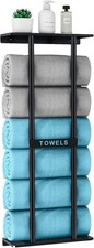 Towel Racks for Bathroom, Bathroom Towel Storage Wall Mounted 30 inch with Shelf