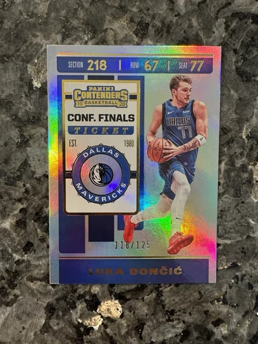 2019-20 Panini Contenders Luka Doncic Conference Finals Ticket /125 Lakers