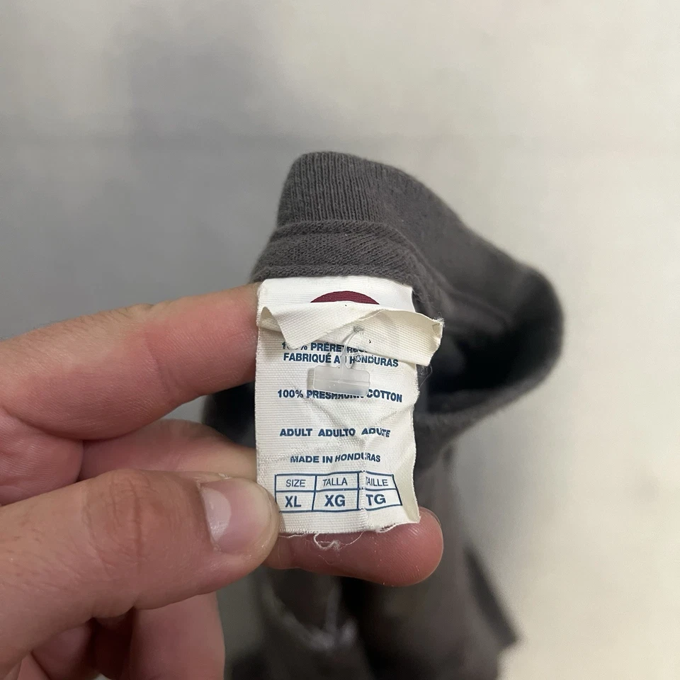 Винтажная футболка Y2K Mossy Oak Deer с графикой размер 2XL серая выцветшая гранж - Изображение 4 из 4